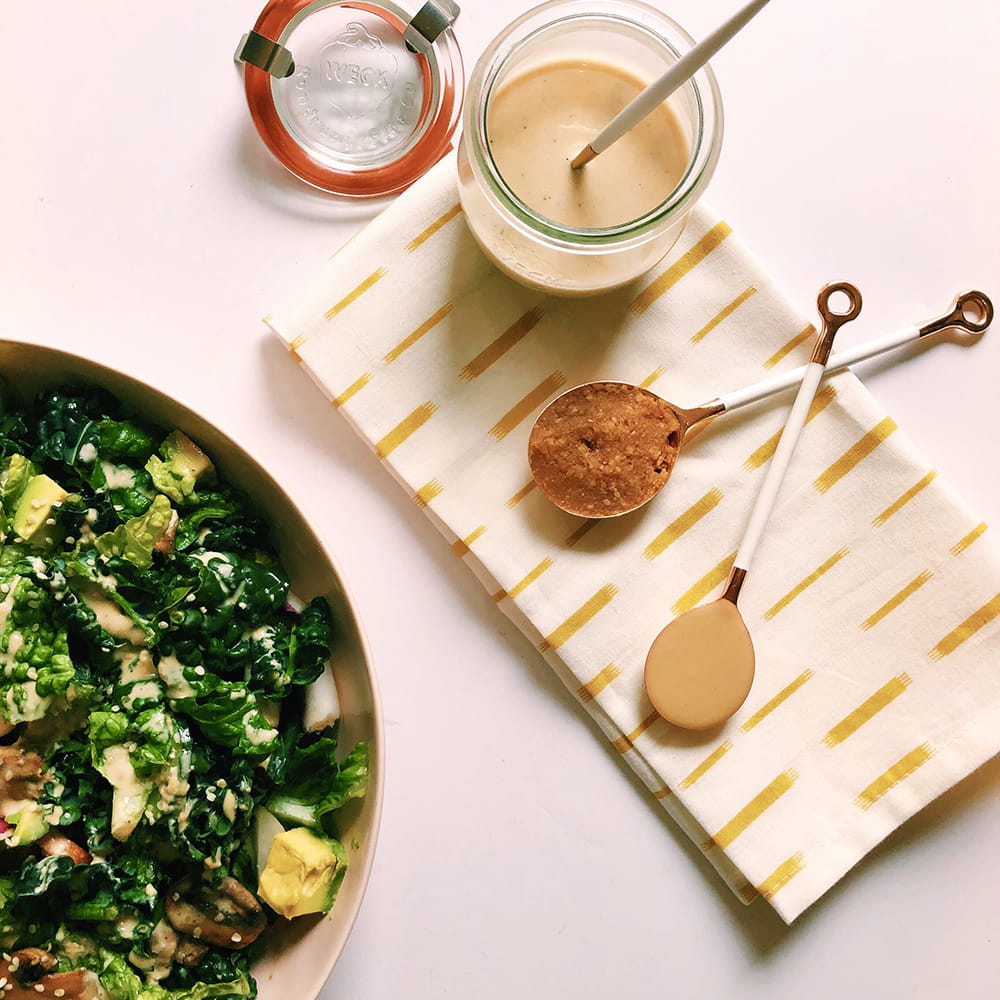 Miso-Tahini Salad With Assorted Veggies2