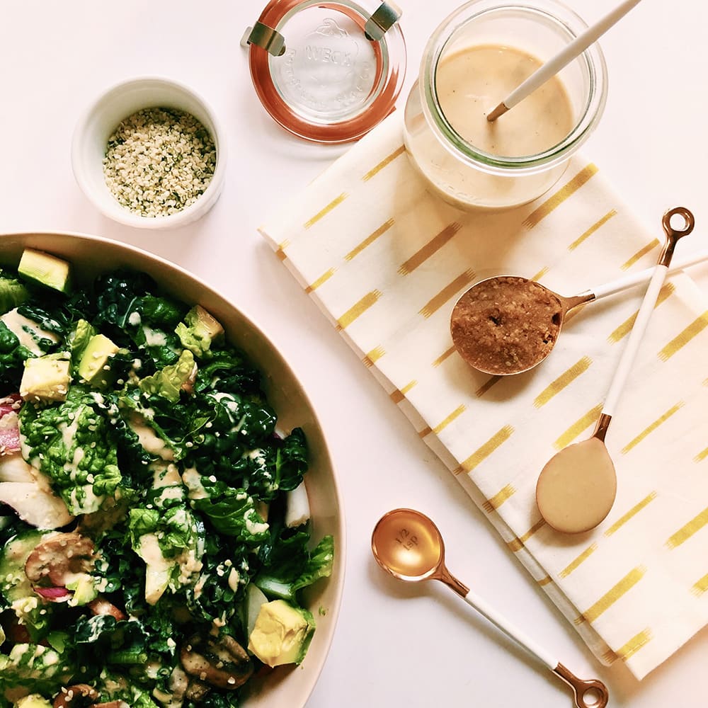 Miso-Tahini Salad With Assorted Veggies3