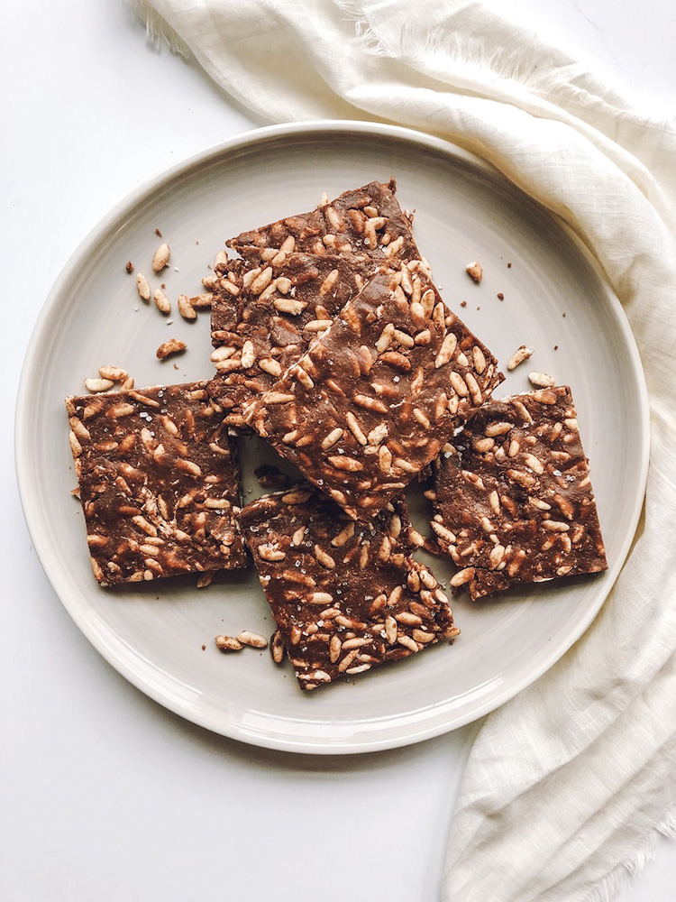 Chocolate Peanut Butter Rice Crispy Treats