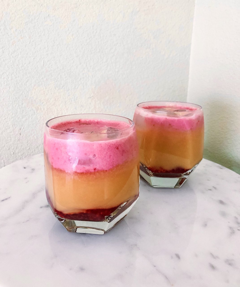 Sunset Turmeric Iced Latte