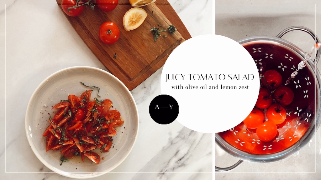 Juicy Tomato Salad Alexandria Yamazaki Recipe YT